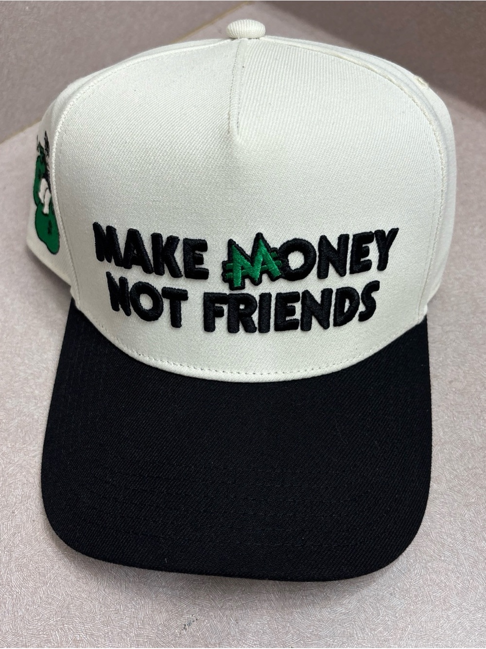MONOPOLY Board Game Make Money Not Friends Adjustable Snapback Hat Cap